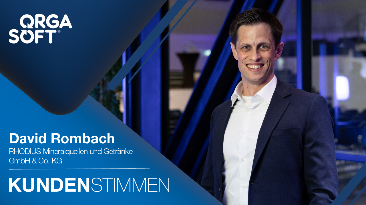 David Rombach von Rhodius über ORGA-SOFT